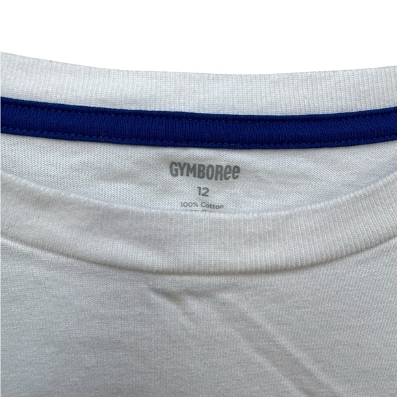 Gymboree White Tee with Rainbow Rocket Design size 12 - Picture 4 of 8